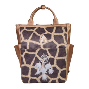 TP3517 ジラフプリントトート型リュック